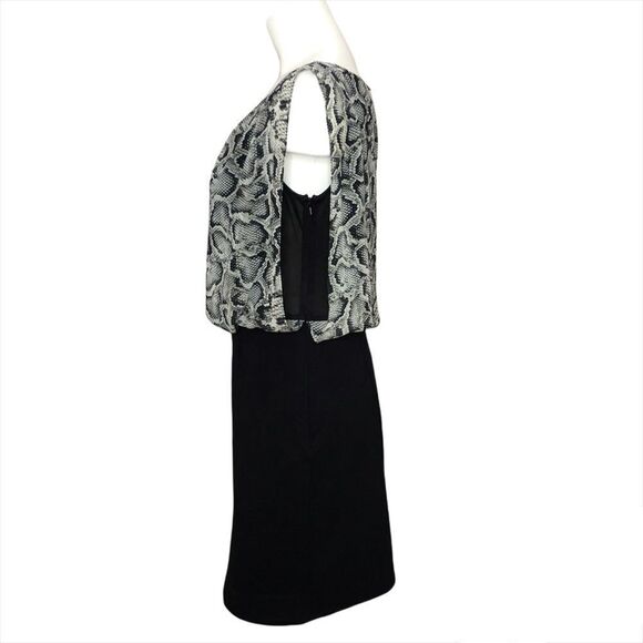 Aidan Mattox Snakeskin Dress Size 6 Cocktail Party - Picture 5 of 7